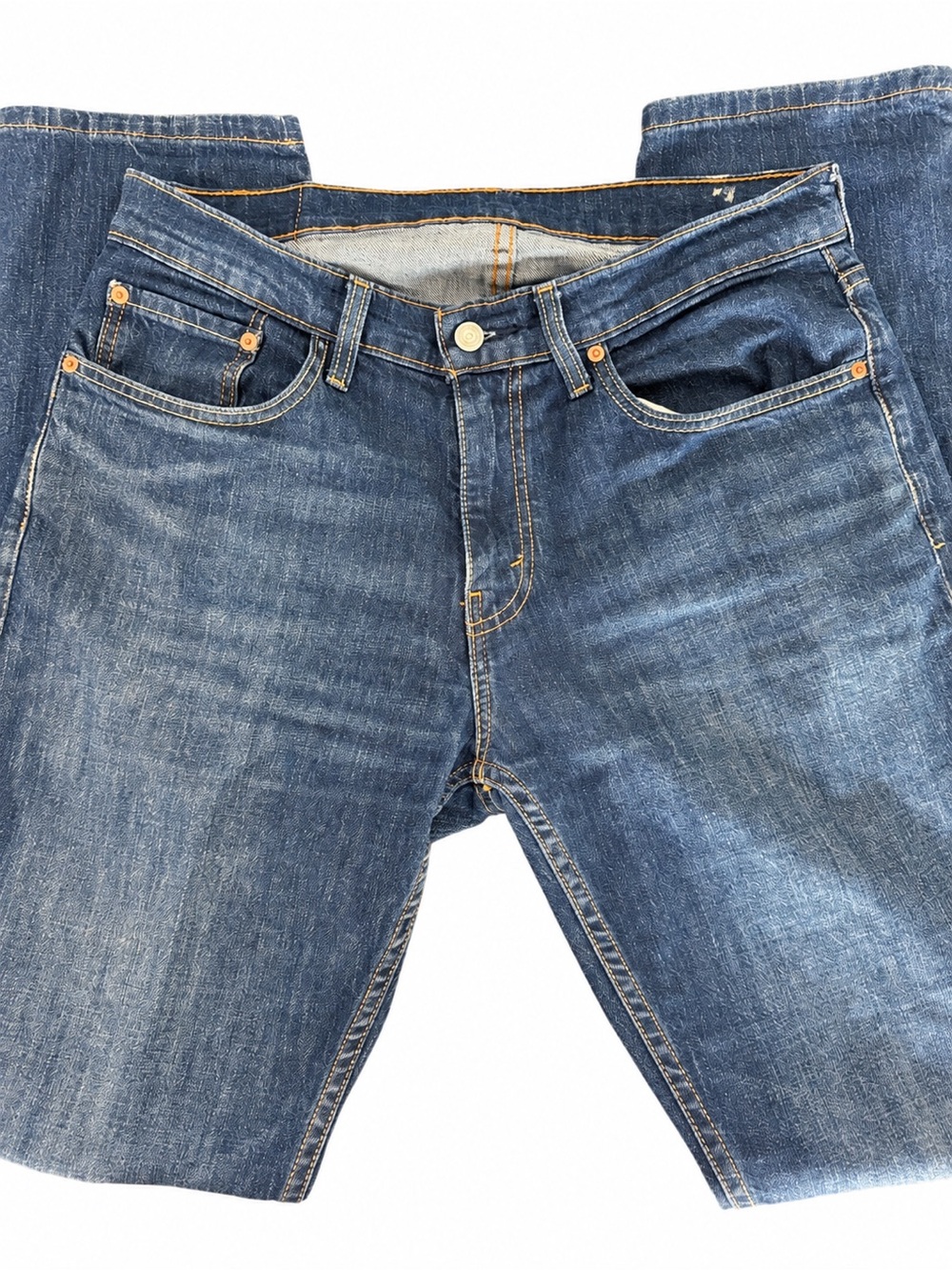 Levi’s 559 Mens Jeans Relaxed Straight Dark Wash Stretch Denim 32x36 / 32x34.75